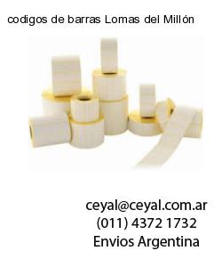 codigos de barras Lomas del Millón