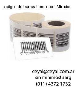 codigos de barras Lomas del Mirador