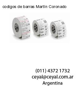 codigos de barras Martín Coronado