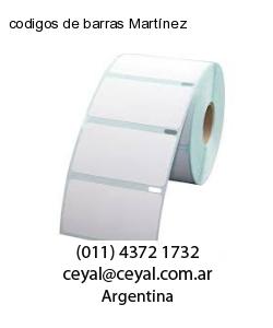 codigos de barras Martínez