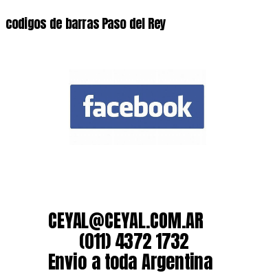 codigos de barras Paso del Rey