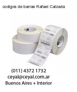 codigos de barras Rafael Calzada