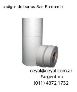 codigos de barras San Fernando