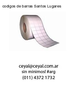 codigos de barras Santos Lugares