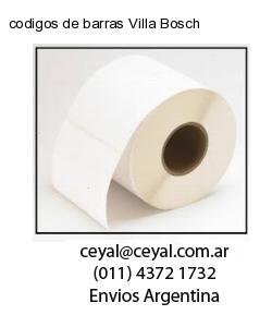codigos de barras Villa Bosch