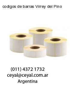 codigos de barras Virrey del Pino
