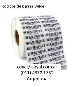 codigos de barras Wilde