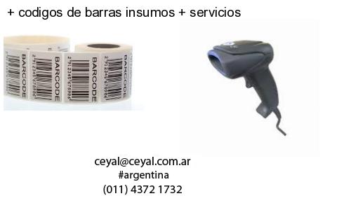   codigos de barras insumos   servicios
