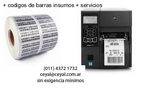   codigos de barras insumos   servicios