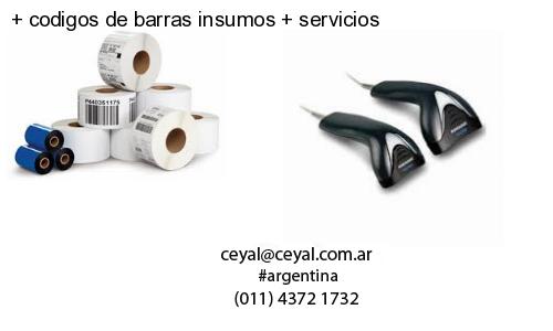   codigos de barras insumos   servicios
