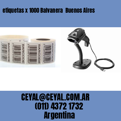 etiquetas x 1000 Balvanera  Buenos Aires