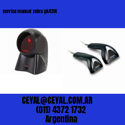 service manual zebra gk420t