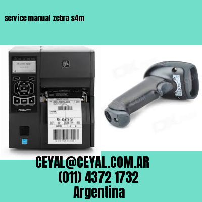 service manual zebra s4m