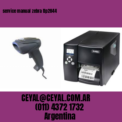 service manual zebra tlp2844