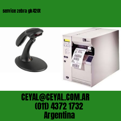 service zebra gk420t