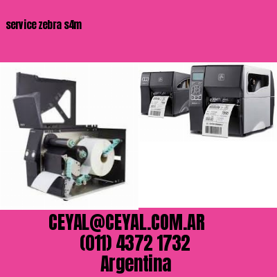 service zebra s4m