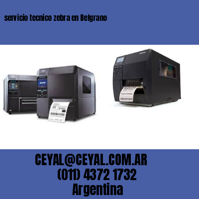 servicio tecnico zebra en Belgrano