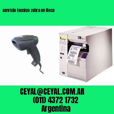 servicio tecnico zebra en Boca