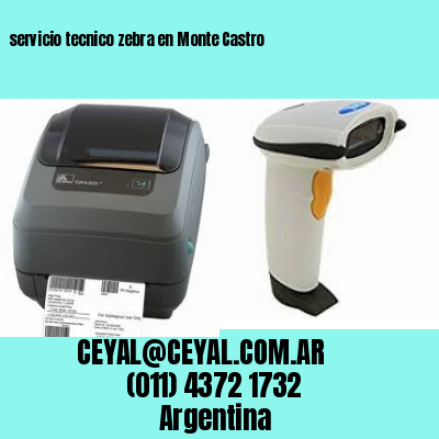 servicio tecnico zebra en Monte Castro