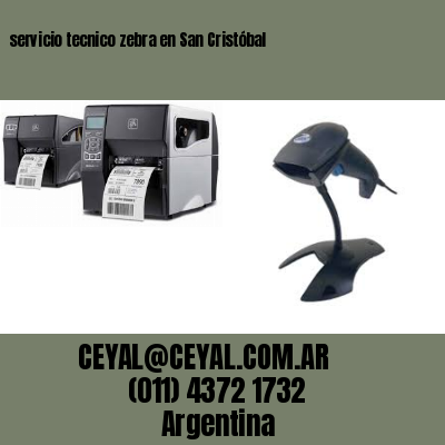 servicio tecnico zebra en San Cristóbal