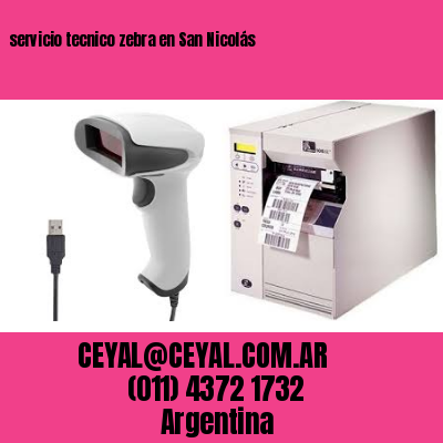 servicio tecnico zebra en San Nicolás