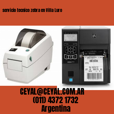 servicio tecnico zebra en Villa Luro