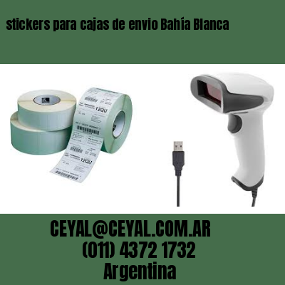 stickers para cajas de envio Bahía Blanca