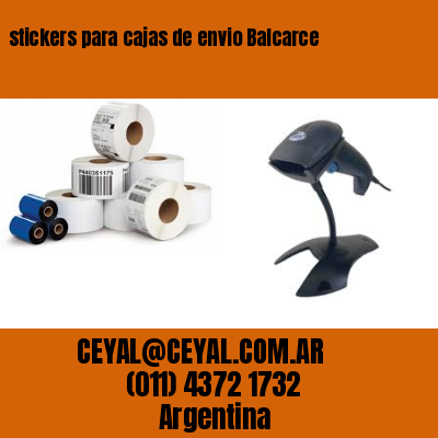 stickers para cajas de envio Balcarce