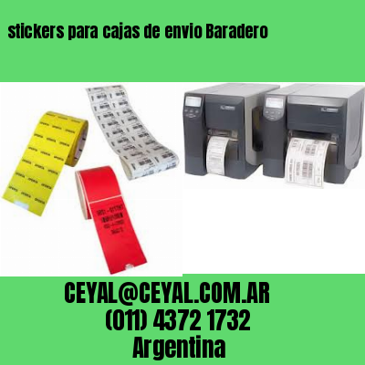 stickers para cajas de envio Baradero