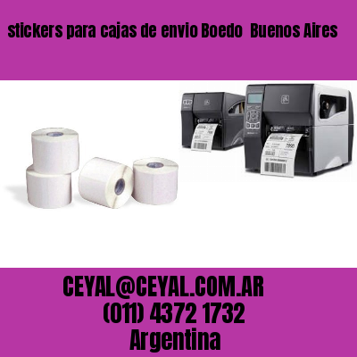 stickers para cajas de envio Boedo  Buenos Aires