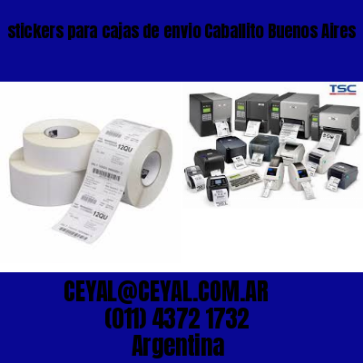 stickers para cajas de envio Caballito Buenos Aires