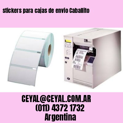 stickers para cajas de envio Caballito