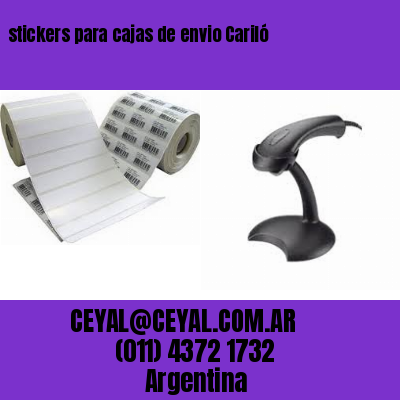 stickers para cajas de envio Cariló