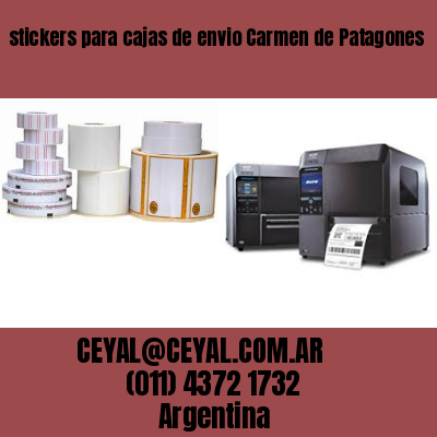 stickers para cajas de envio Carmen de Patagones