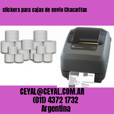 stickers para cajas de envio Chacaritas