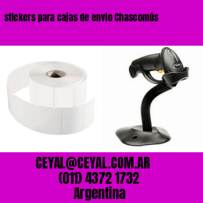 stickers para cajas de envio Chascomús