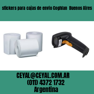 stickers para cajas de envio Coghlan  Buenos Aires