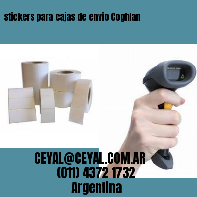 stickers para cajas de envio Coghlan