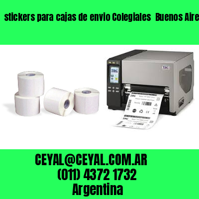 stickers para cajas de envio Colegiales  Buenos Aires