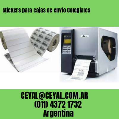 stickers para cajas de envio Colegiales