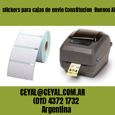 stickers para cajas de envio Constitucion  Buenos Aires