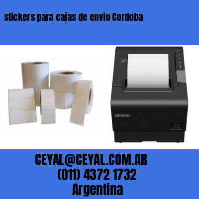 stickers para cajas de envio Cordoba