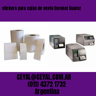 stickers para cajas de envio Coronel Suarez