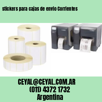 stickers para cajas de envio Corrientes