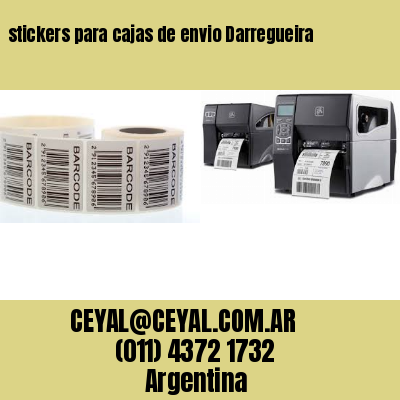 stickers para cajas de envio Darregueira