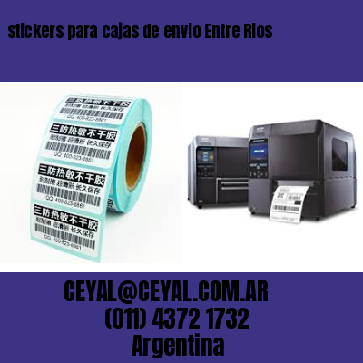 stickers para cajas de envio Entre Rios