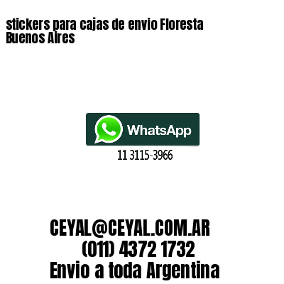 stickers para cajas de envio Floresta  Buenos Aires