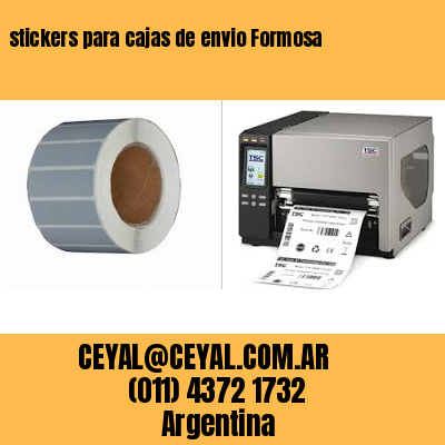 stickers para cajas de envio Formosa