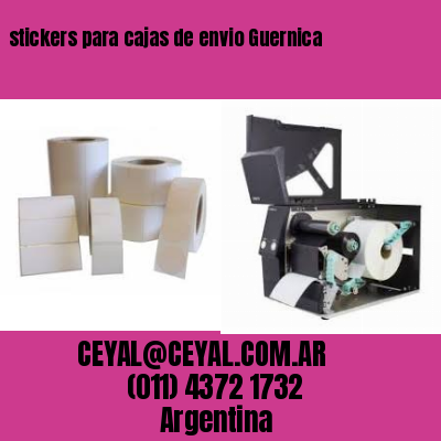 stickers para cajas de envio Guernica