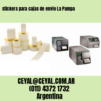 stickers para cajas de envio La Pampa